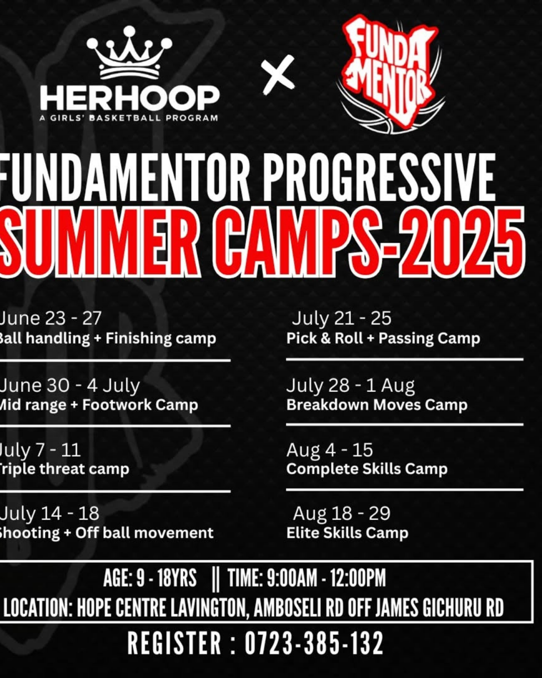 progressive basketball camp